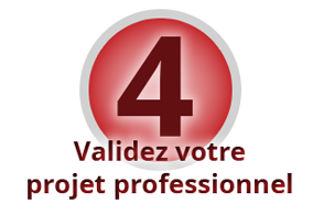 Etape 4 Validez votre projet professionnel